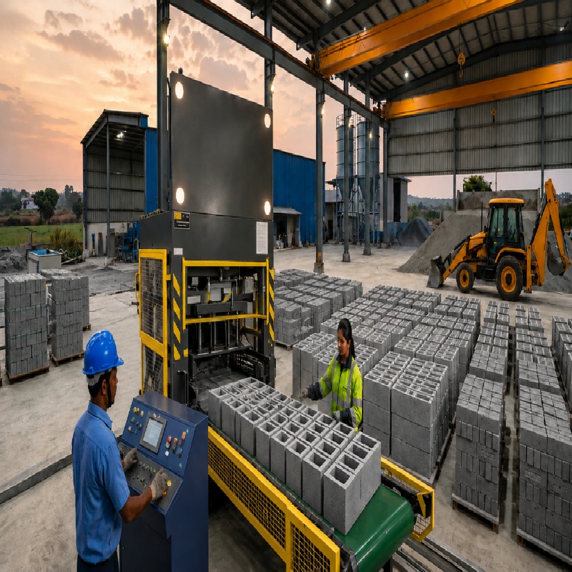 Automatic Flyash Brick Machine 